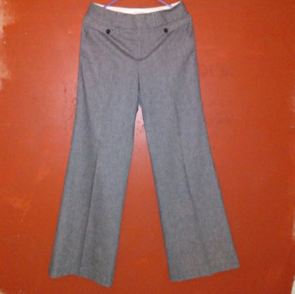 Grey Banana Republic lined slacks 6